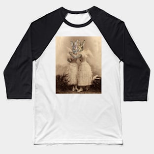 Angel Bunny Sisters Baseball T-Shirt